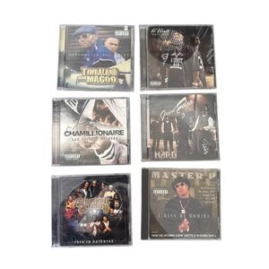 Hip Hop CD Lot G-Unit Timbaland Chamillionaire Master P‎ Jagged Edge Dungeon Fam